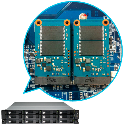 Aceleração de I/O com cache interno