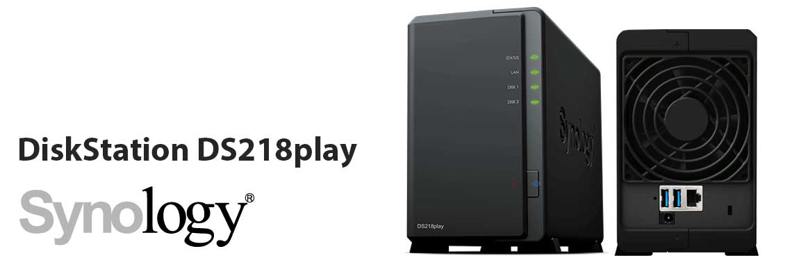 DS218play Synology, storage NAS doméstico com alto desempenho