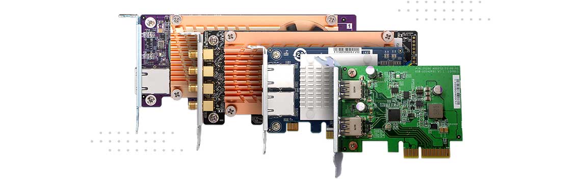 Expansão das funcionalidades com placa PCIe