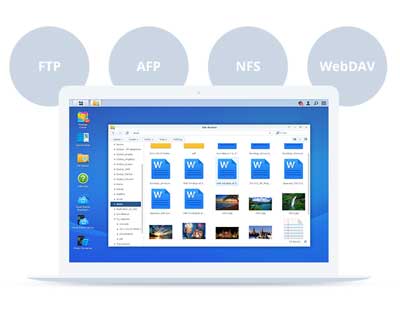 Gerenciamento e compartilhamento de arquivos via File Station