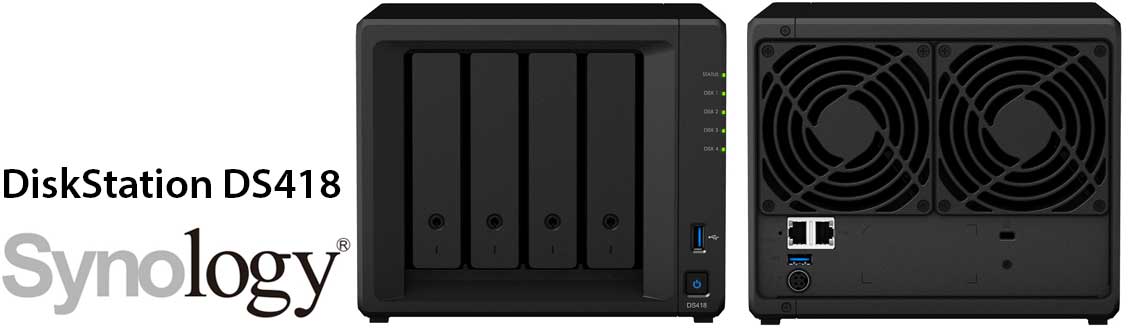 Synology DS418, NAS 4 baias para escritórios