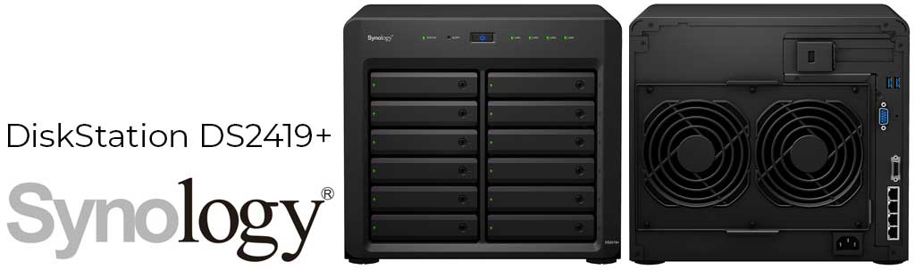 DS2419+ Synology, NAS DiskStation 12 baias de alta performance