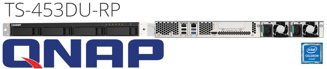 TS-453DU-RP, storage NAS rackmount com processador Intel Quad-Core