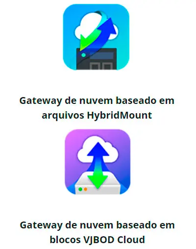 Acesso a dados em nuvem via gateways de armazenamento