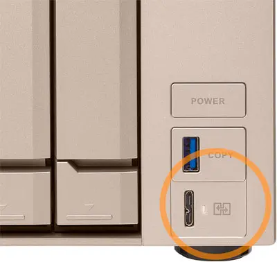 Acesso direto aos arquivos via USB com a porta QuickAccess