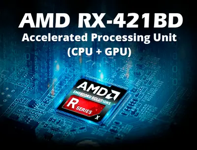 Alta velocidade com processador gráfico Radeon R7 incorporado