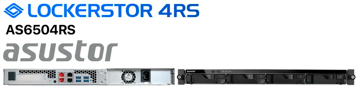 AS6504RS Asustor, armazenamento de dados para SMB