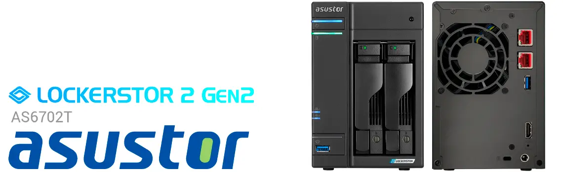 AS6702T Asustor, Lockerstor 2 Gen2 storage seguro para backup