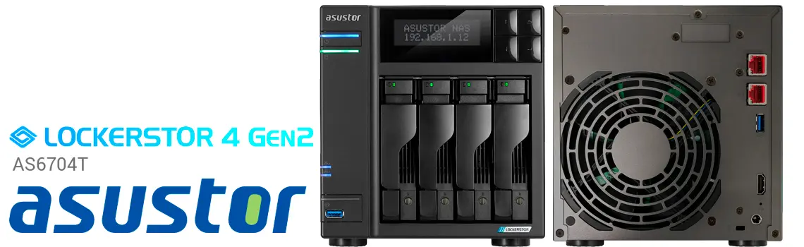 AS6704T Asustor, Lockerstor 4 Gen2 storage seguro para backup