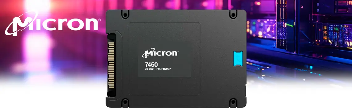 Aumente a eficiência do data center com o SSD Micron 7450 MAX 12,8TB