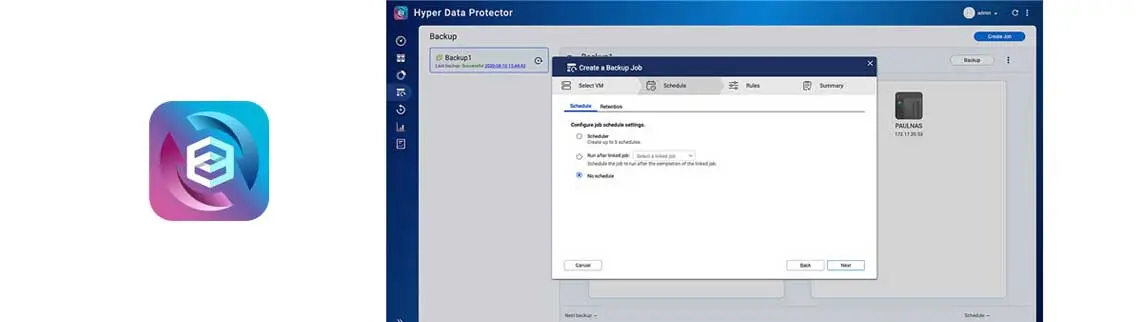 Backup para VMware e Hyper-V