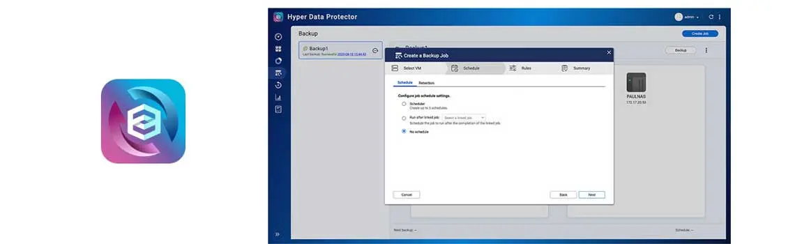 Backup para VMware e Hyper-V