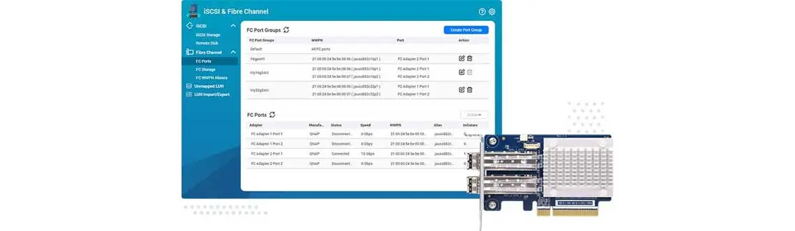 Criação de ambiente SAN de Fibre Channel