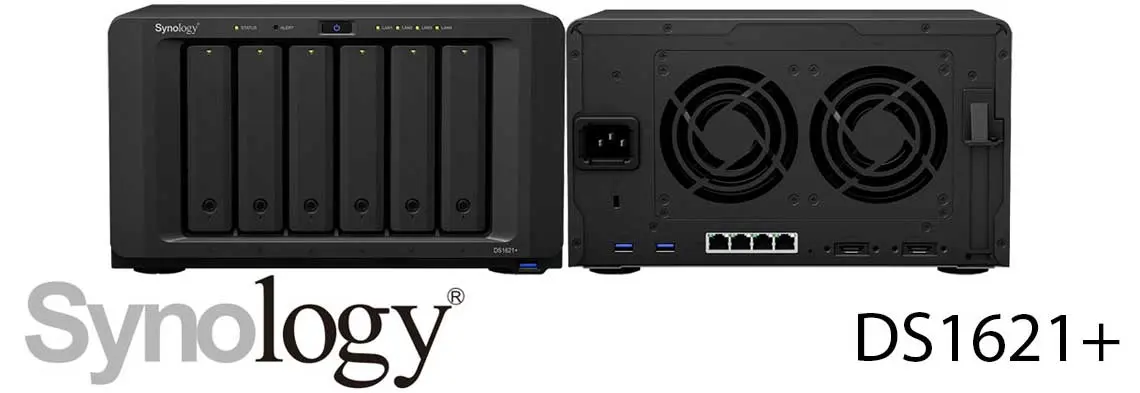 DiskStation DS1621+, storage NAS 6 baias e processador Quad Core