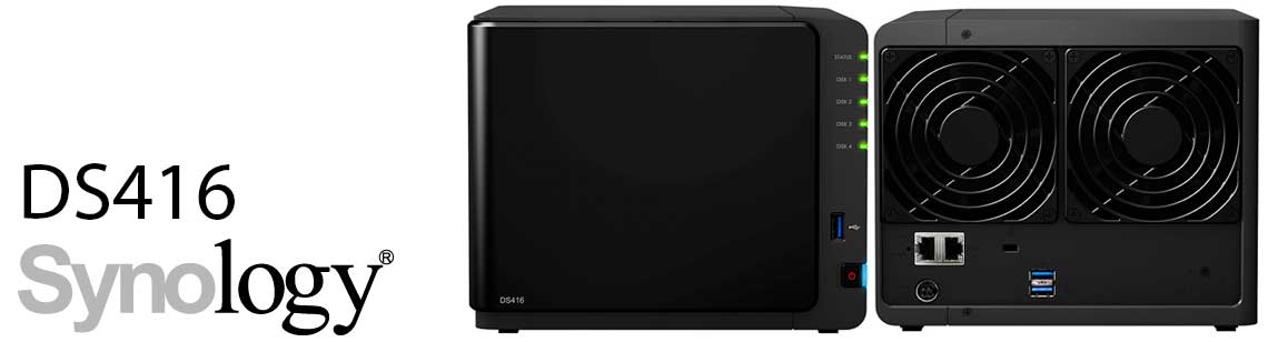 DS416, storage NAS Synology com 4 baias