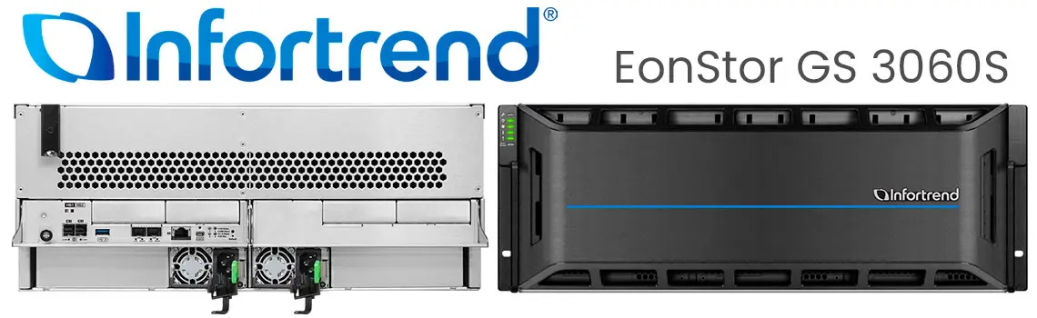 ESGS 3060S Infortrend, storage SAN/NAS 60 baias para uso corporativo