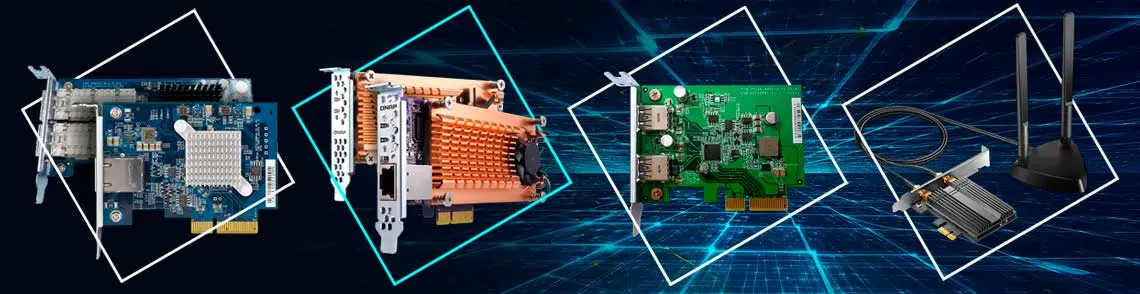 Expansão de funcionalidades via placas PCIe