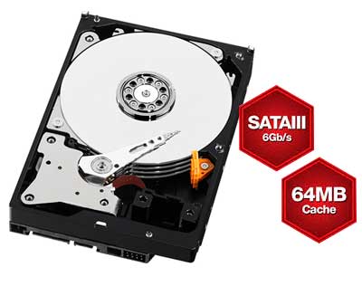 HD WD Red 1TB para pequenas empresas e residências