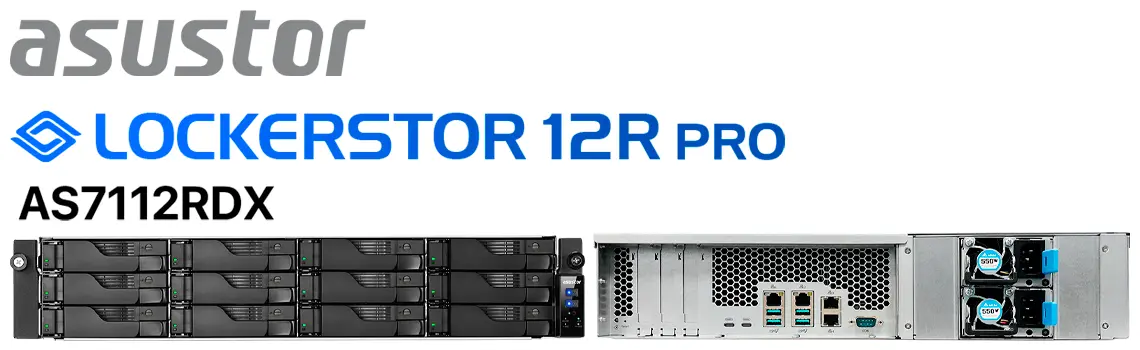 Lockerstor 12R Pro, storage NAS com 12 baias para virtualização