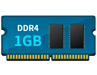 Memória 1GB DDR4 RAM