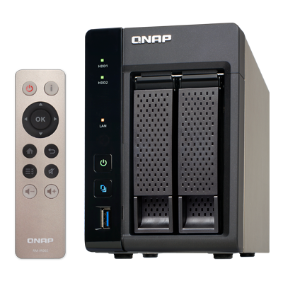 Qnap TS-253A é um NAS com 2 gavetas