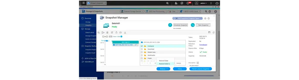 Proteção de dados contra ramsomware com snapshots