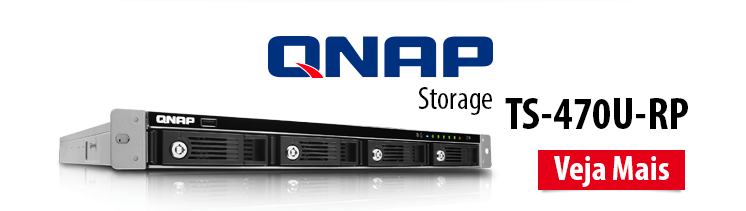 Dimensões do Storage Qnap Rack 16TB