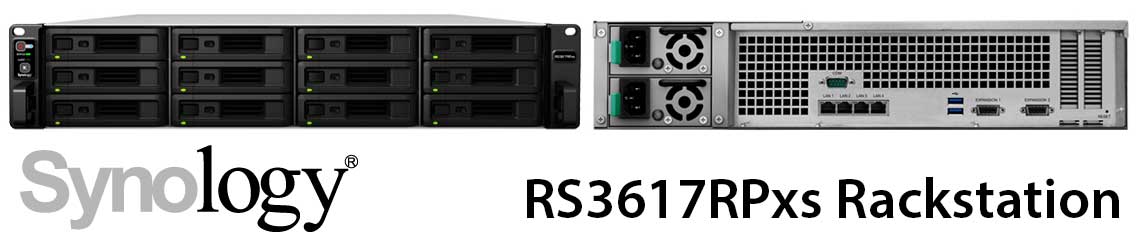 Synology RS3617RPxs, storage NAS com Intel Xeon Quad Core