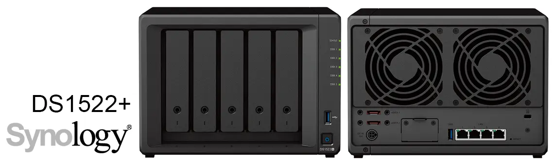 Storage NAS DiskStation 5 baias ideal para compartilhamento de arquivos