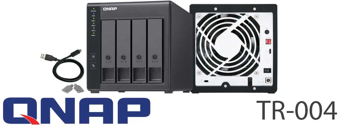 TR-004 Qnap, gabinete de expansão RAID de 4 Baias