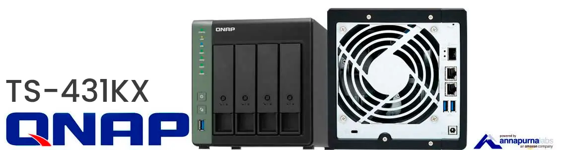 TS-431KX Qnap, NAS 4 baias de alta performance