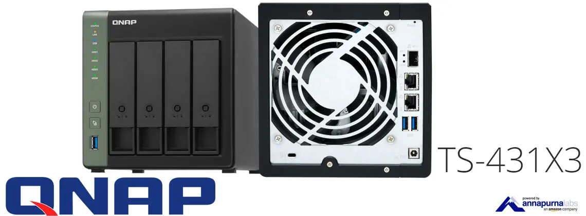 TS-431X3 – Storage NAS para pequenas e médias empresas