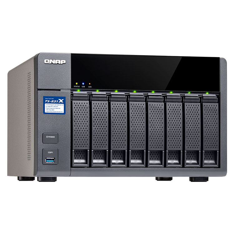 Storage NAS 8 Baias TS-831X