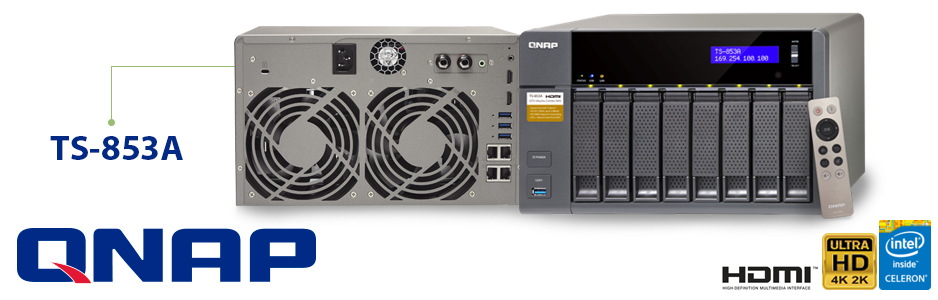 Storage Qnap TS-853A Multitarefa