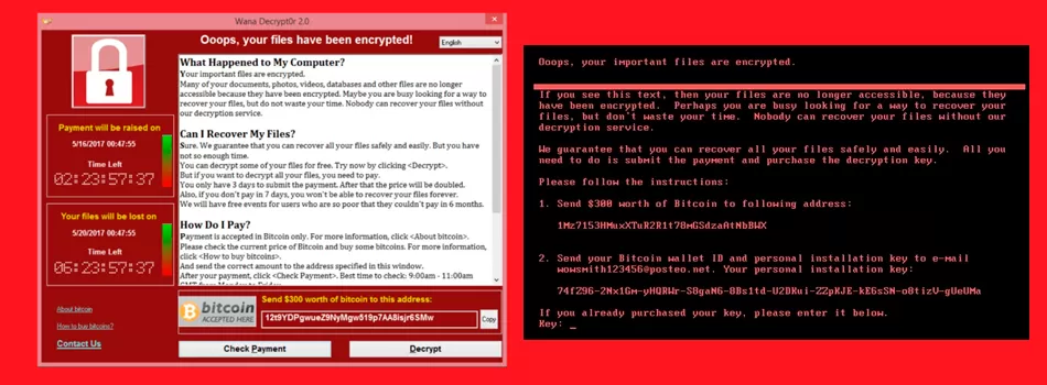 Wannacry E Notpetya